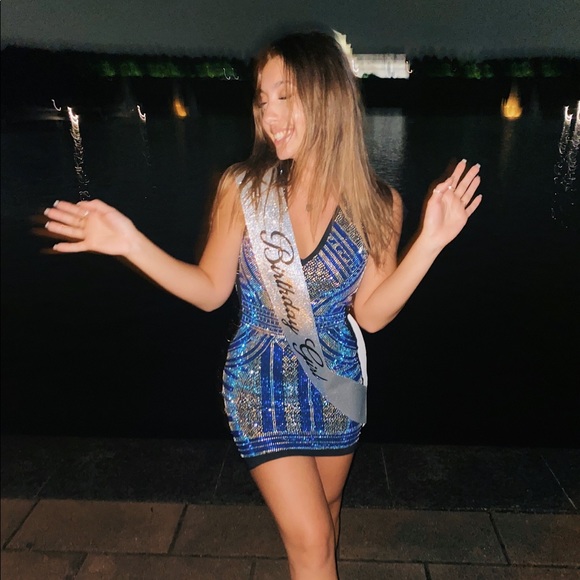 CANDY HALTER TOP MINI DRESS - Picture 4 of 7